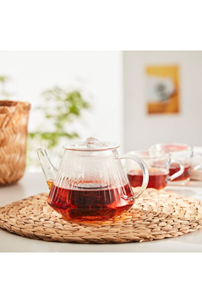 IKEA SKÄLRYTA Teapot, clear glass, 1 l