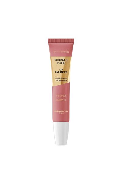 Max Factor Miracle Pure Lip Enhancer - Moisturizing Lipgloss, Jojoba & Tripeptide, Shade 050 Pink Ma