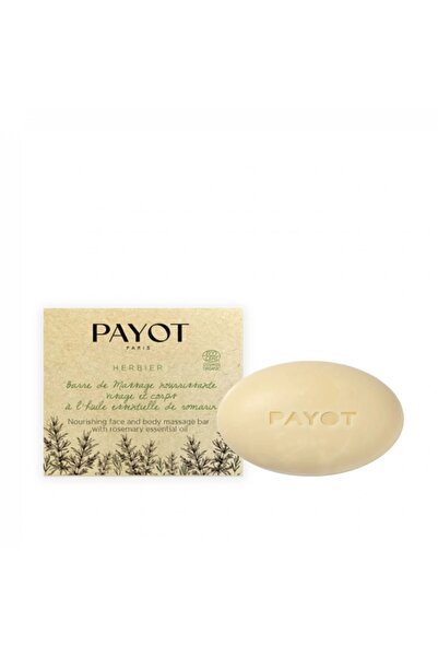 Payot , Herbier, Nourishing, Massage Soap Bar, Rosemary Essential Oil, For Face & Body, 50 g
