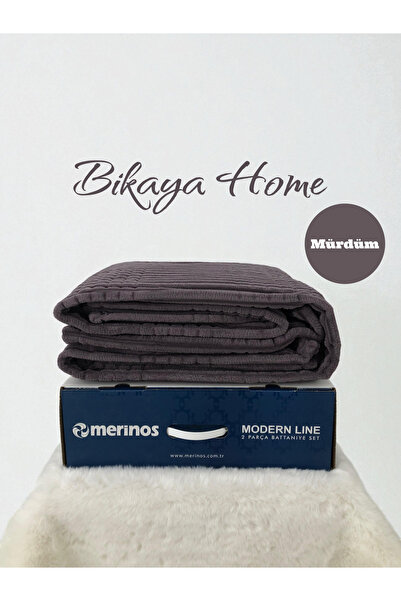 Bikaya Home Modern Line 2 Piece Single Blanket Set - 150X220 cm - Original Box - New Colors