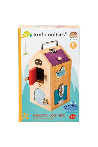 Tender Leaf Toys Monstruletii din cutia incuiata, din lemn premium - Monster ...