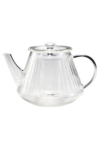 IKEA SKÄLRYTA Teapot, clear glass, 1 l