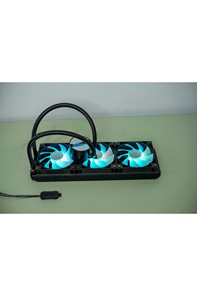 GORGONX Medusa 360 Argb Black Liquid Cooling - Triple Fan - Premium Pump - Quiet