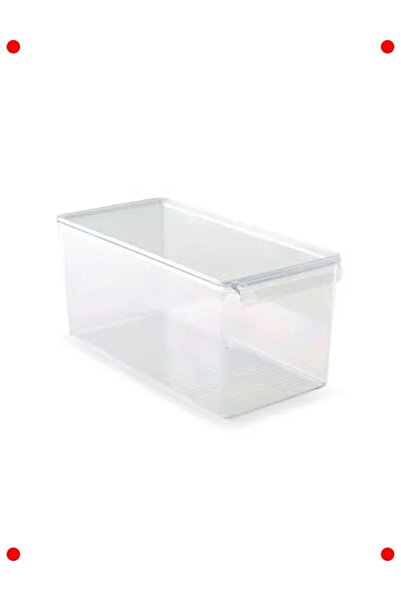 markentegra Transparent Cube Storage and Organizer with Lid