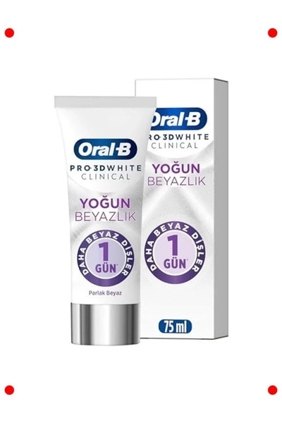 Genel Markalar Yoğun Beyazlatıcı Diş Macunu 3D Parlaklık 75 ml