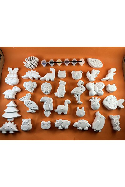 BEMİSA 30lu Hayvanlar Dinazorlar Karışık Boyama Seti Çocuklar İçin Eğlenceli ...