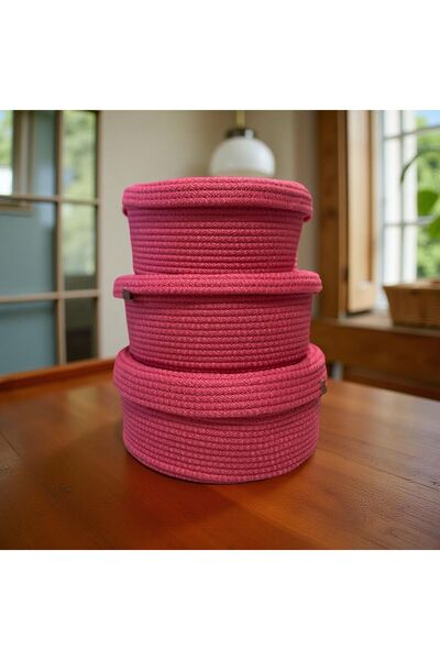 myistasyon "tarzınızı evinize yansıtın" Baby, Children's Room, Bathroom Wicker Organizer Storage Box Toy Basket with 3 Lids