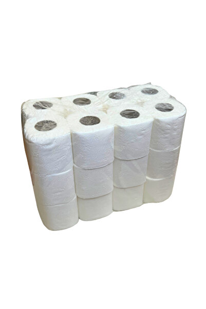 LYOBEST Toilet Tissue in 2 Layers, 24 Rolls/Bax, 140 Sheets/Roll, Width 9.5 cm, Colour White, Cellulose