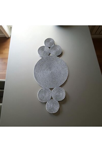 myistasyon "tarzınızı evinize yansıtın" Jute, Wicker, Decorative Tablecloth, Runner, American Service, Coffee Table Cover 85X37