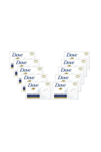 Dove Set 10x Săpun solid original, 1/4 cremă hidratantă, 90 gr