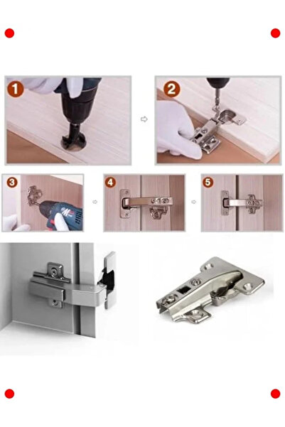 markentegra 2 Pieces Blind Corner Cabinet Hinge - 90 Degree