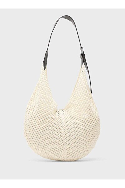 Generic Ginger Raffia Woven Tote