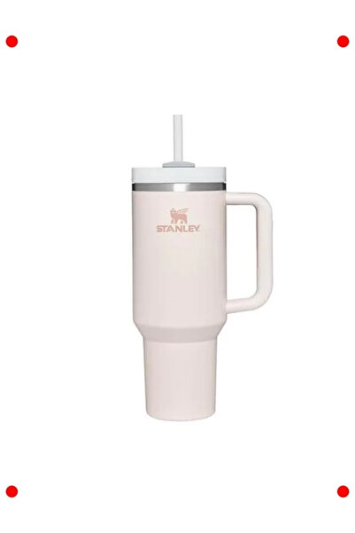 markentegra كوب معزول حراريًا مع ماصة، 1.18 لتر، كوارتز وردي