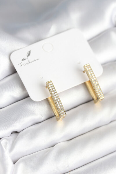 Skygo Square Zircon Stone Women's Earrings - Tj-Bkp11300