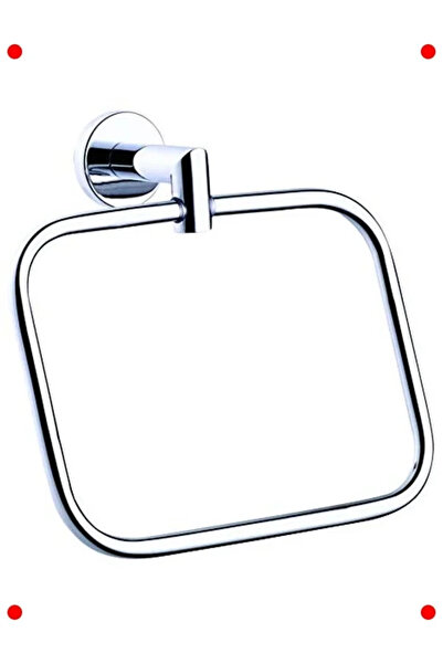 markentegra حامل مناشف دائري من الكروم - إكسسوار حمام عصري