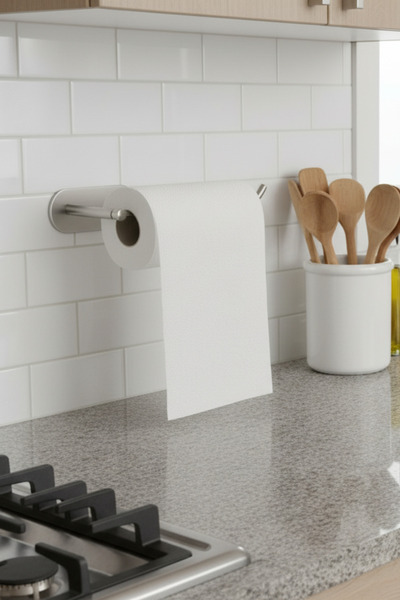 NAKRA HOME Paslanmaz Çelik Yapışkanlı Havlu Askılığı | Delmeden Montaj Neme D...