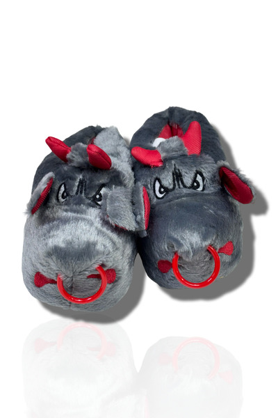 Muensu Animal Figured Slippers, House Boots, High Quality Plush Slippers
