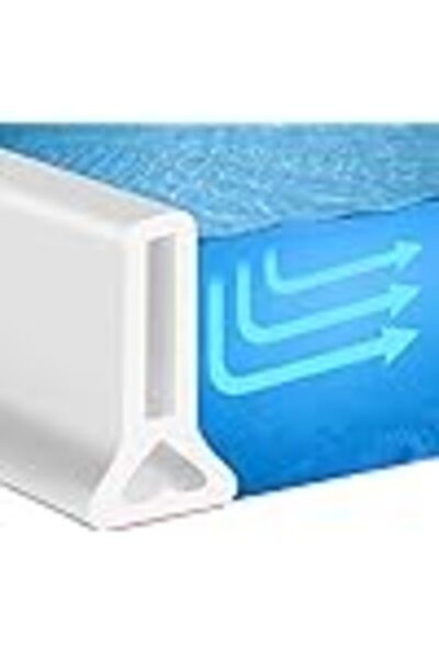 COOYA New Collapsible Shower Threshold Water Dam Collapsible Bath Shower Barrier Water Stopper