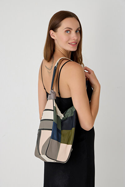 green norths СПЕЦІАЛЬНИЙ ДИЗАЙН СУМКА З НАСПРАВДІШНЬОЇ ШКІРИ ДЛЯ СПИНИ ТА ПЛЕЧІВ ФУНКЦІОНАЛЬНА СУМКА