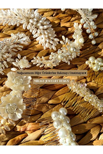 miragejewelrydesign Handmade Bridal Hairpin and Bath Foam 500 ml