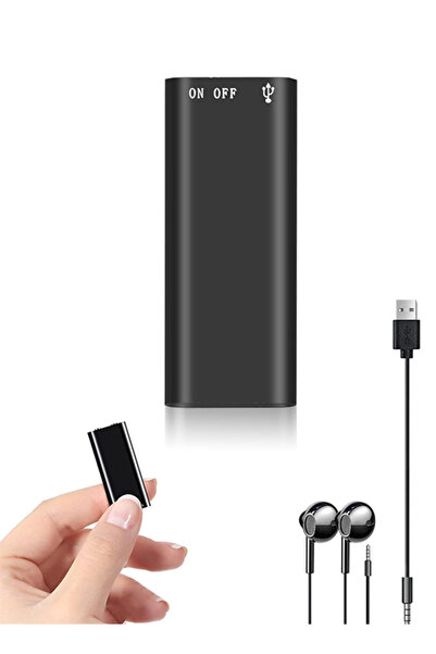 Generic مسجل صوت، سعة 32 جيجابايت، تسجيل متواصل لمدة 100 ساعة، USB، صوت MP3