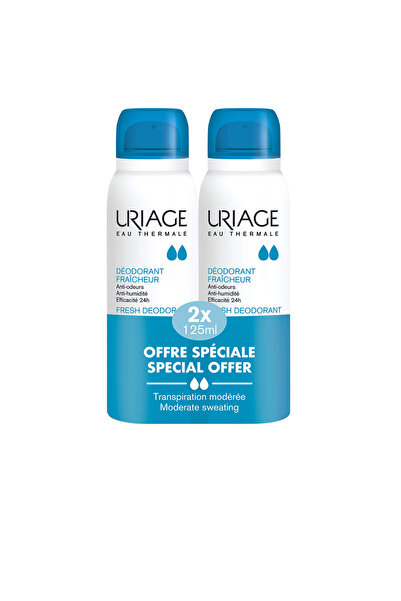 Uriage Fresh Deodorant Spray Pack 2 X 125 ml