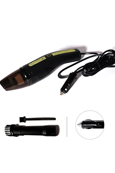 teyoza مكنسة كهربائية سلكية محمولة للسيارة بقوة 120 واط، لون أسود