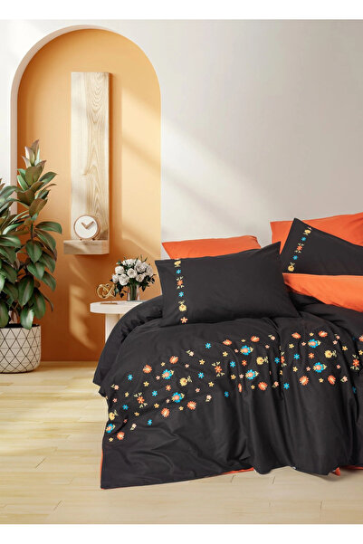 CT STONES Ranforce Double Size Bed Sheet Set Liker Tile