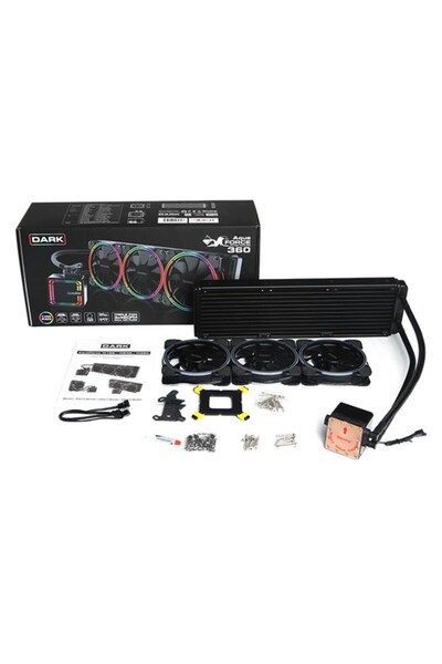UNIVERSA مروحة معالج DRK-801 DARK 360MM W360 DKCCW360 RGB مبردة بالسائل AM5-1...