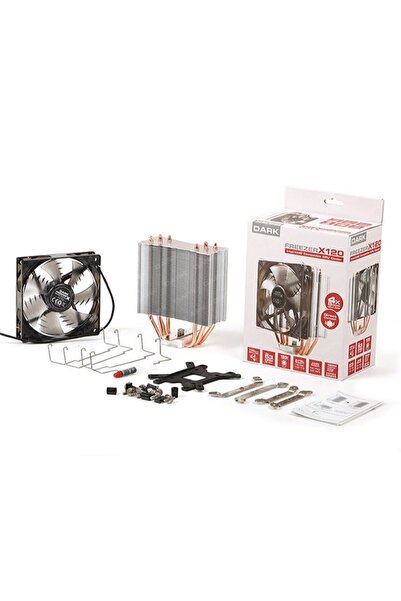 UNIVERSA DRK-471 DARK FREEZER X120 DKCCX120 مروحة معالج LED مبردة بالهواء AM4...