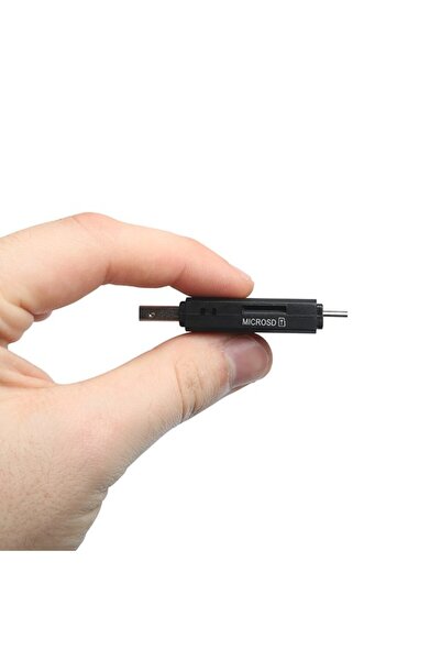 UNIVERSA Drk-917 Dark Ucr204 Usb/Micro USB Multi-Functional Sd/Tf Card Reader...