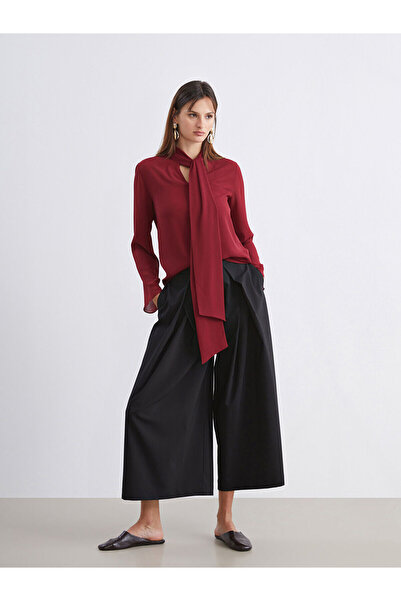 LC Waikiki Γυναικείο πλισέ παντελόνι Standard Fit