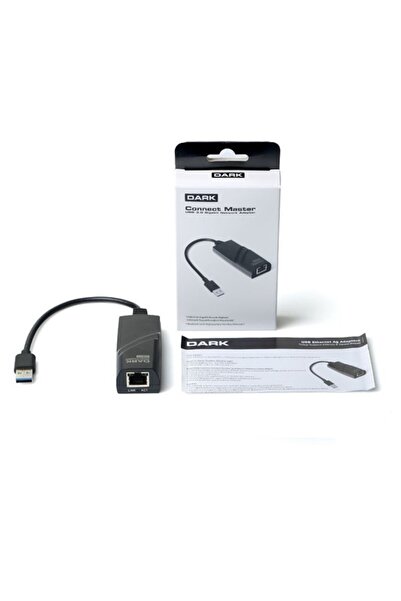 UNIVERSA Drk-132 Dark U3Glan2 Gigabit 1Port USB 3.0 Ethernet