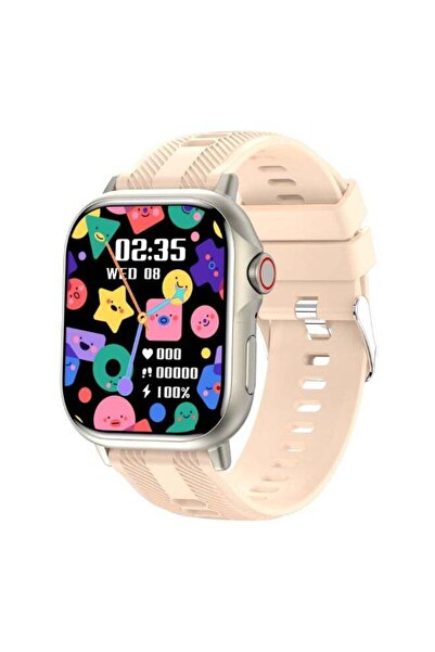 Volynix Champagne Gold Bluetooth Smartwatch For Men Women Voice Call Sports Modes Health Monitor