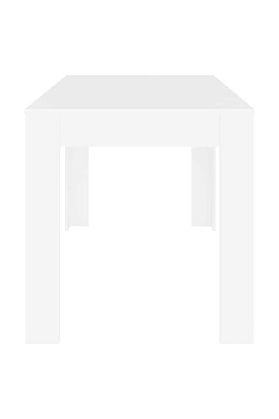 vidaxl Dining Table White 140x74.5x76 cm Engineered Wood