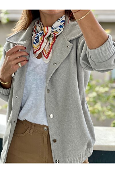 who knows ¿ Beige Cream Patterned Scarf Bandana Women's Clothing Accessory