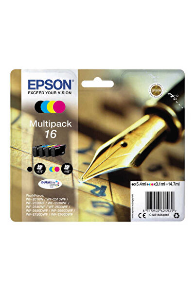 EPSON 16-T1626-C13T16264020 Оригинален комплект касети