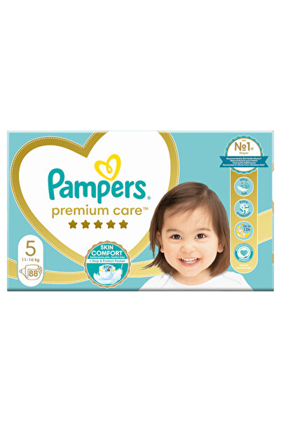 Pampers Premium Care Mega Box Diapers Size 5, 11-16 kg, 88 pcs