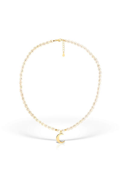 Ioana Preda Luna cultured pearl necklace in 925 silver
