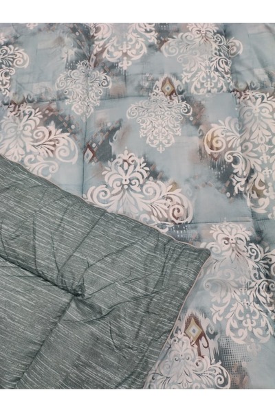 ShinyFlower Cotton Filling Comforter 5 Pieces Set ,Soft Microfiber Fabric, Single Size 220x160 cm