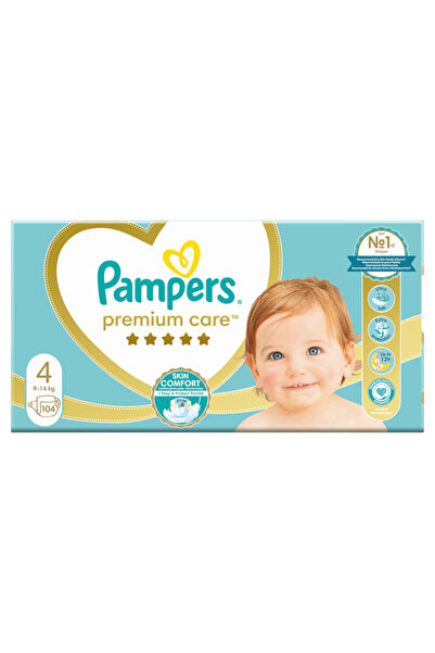 Pampers Premium Care Mega Box Size 4 (9-14 kg), 104 pcs