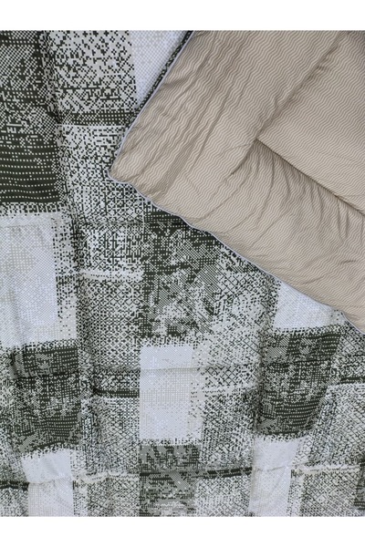 ShinyFlower Cotton Filling Comforter 5 Pieces Set ,Soft Microfiber Fabric, Single Size 220x160 cm