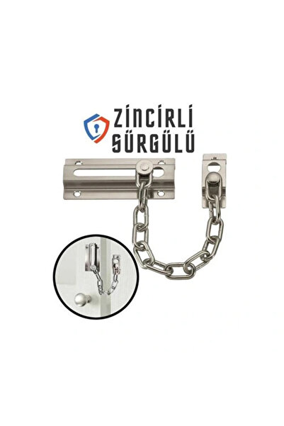 shopwave Sliding door safety lock satin