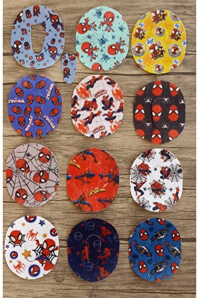 Dia Band Dexcom G6 Sensör Koruyucu Bant 12'li Paket / Örümcek Adam