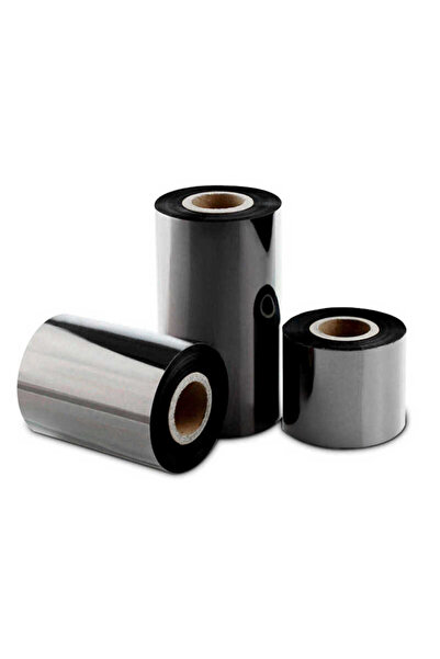 POYRAZ Wx-10Fbk Standard Wax Ribbon 110mm X 450m 1 Inch Outside Rb00007