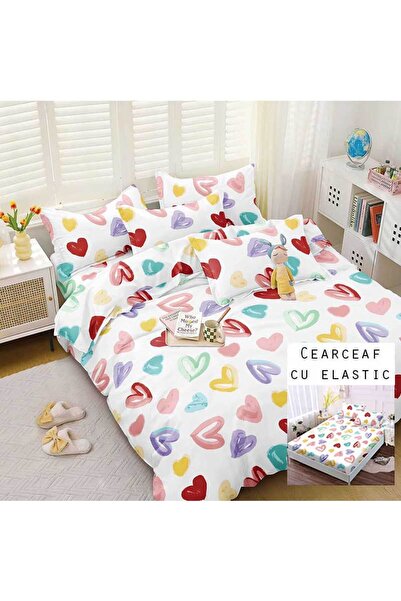 Patul Λευκά είδη, Σατέν Βαμβάκι, Θείο, 2 άτομα, Διπλό κρεβάτι, 4 τεμάχια, Εντ...