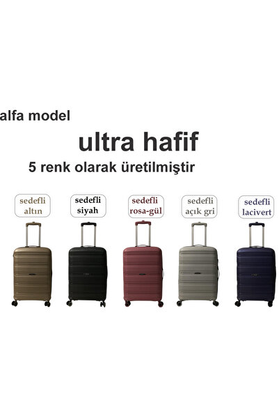 Atlas Alfa Series ☆ ☆ ☆ ☆ ☆   5 Star Flexible Rubber Shatterproof Medium Size + Cabin Size Suitcase