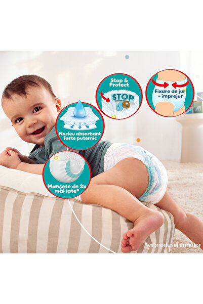 Pampers Active Baby Pants Value Pack, Size 7, 15kg+, 22 pcs