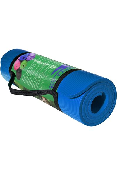 SKY LAND Yoga Mat EM-9315-B Non-Slip 10mm Thick with Strap for Yoga, Pilates & HIIT Workouts