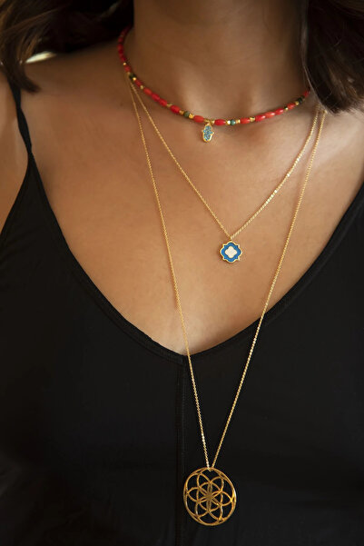 Atelier Petites Pierres Çini Desenli Kolye